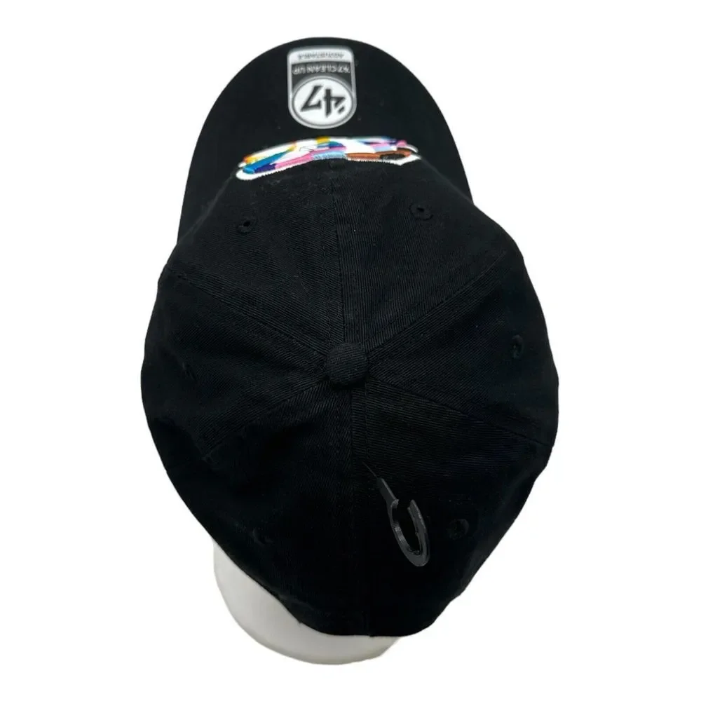 NWT 47 Brand Cincinnati‎ Bengals Pride Black Clean Up Adjustable Hat Cap